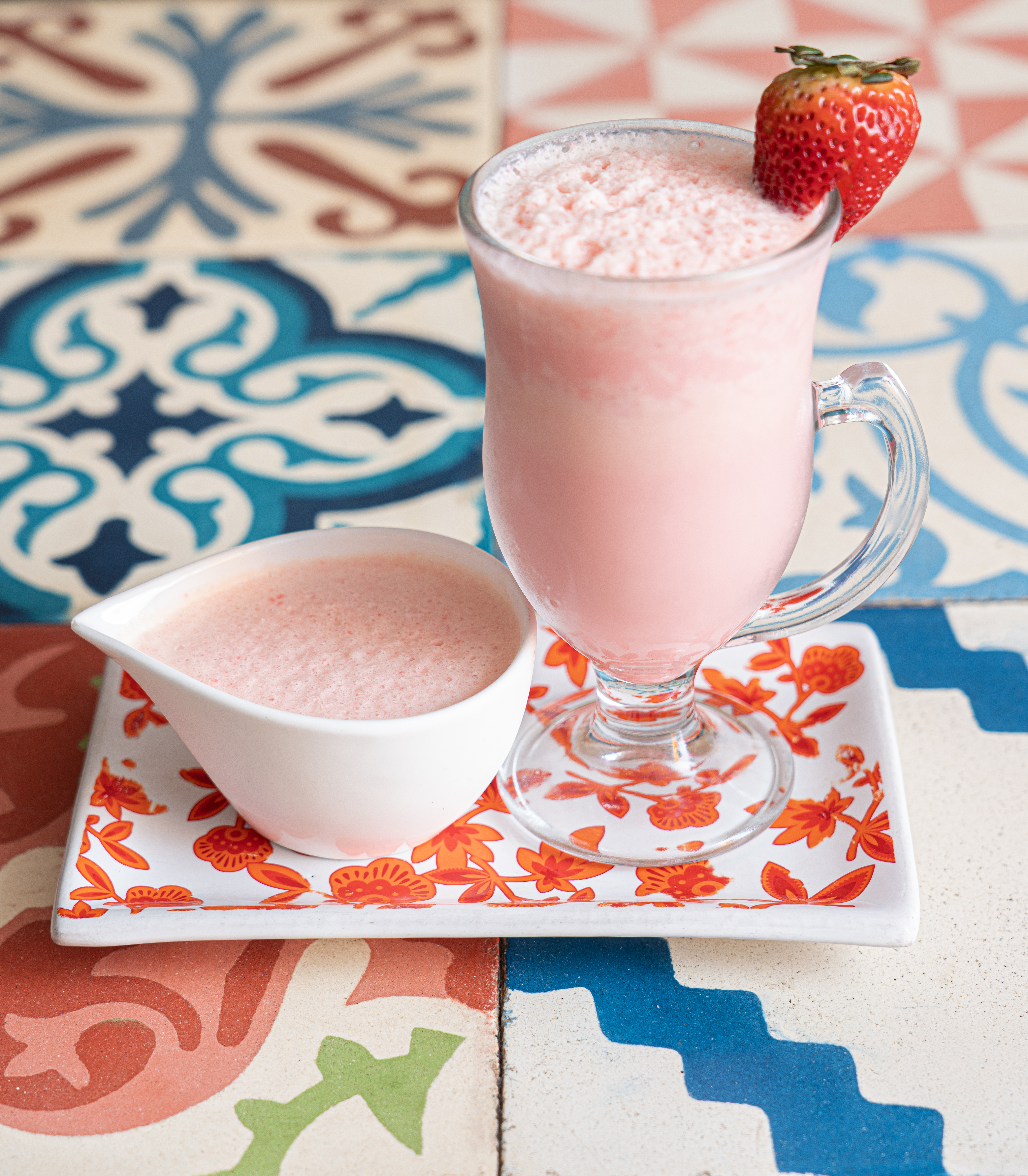 Chocolate Blanco Frappe Cerezado