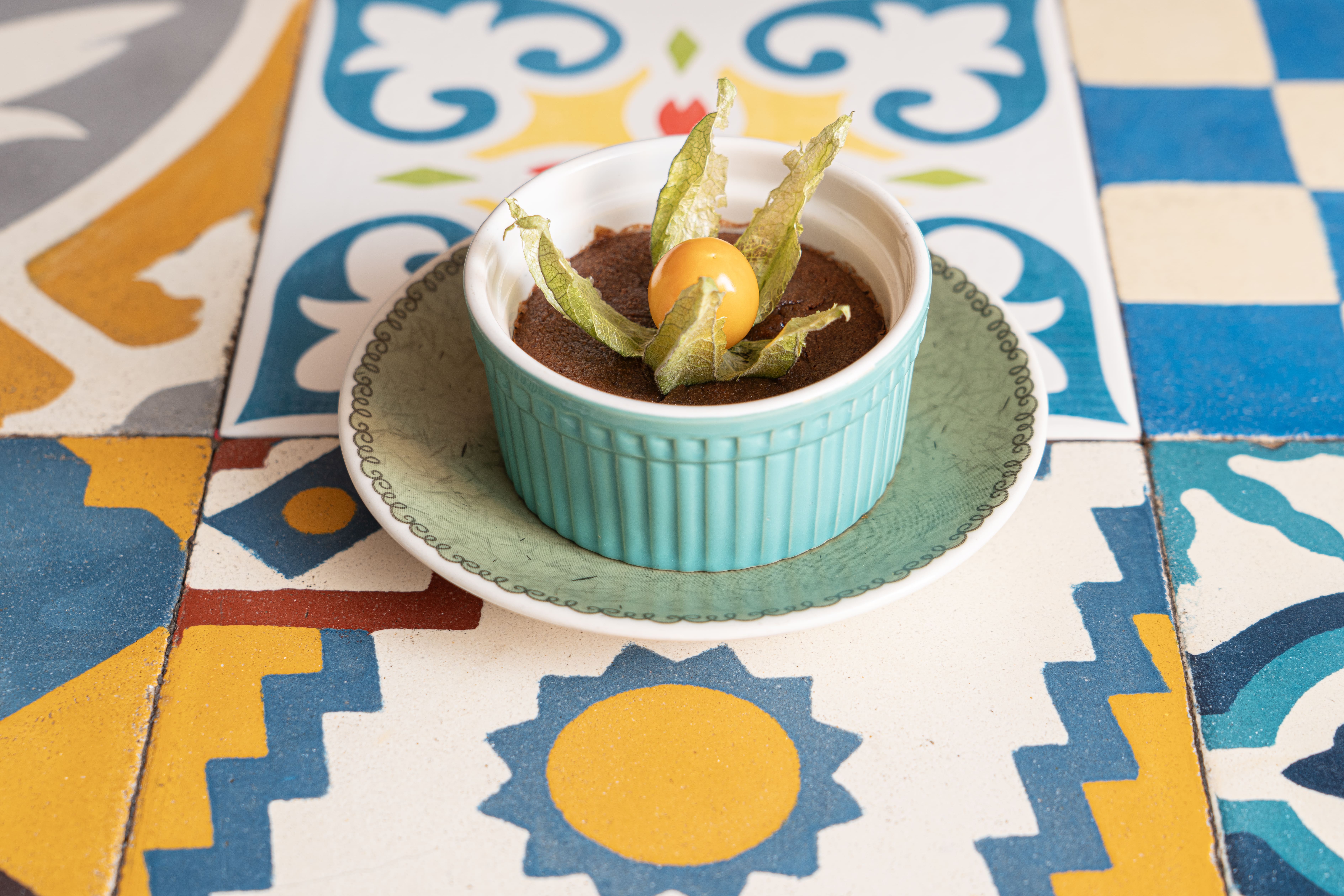 Single Chocolate Volcano Kit with surprise topping
